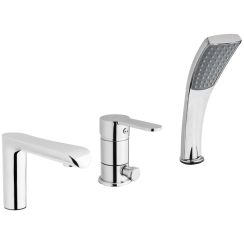 Invena Roland Exe vanová baterie na vanu chrom BW-92-S01-P