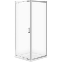 Cersanit Arteco sprchový kout 80x80 cm čtvercový chrom lesk/průhledné sklo S157-009
