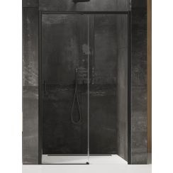 New Trendy Prime Black sprchové dveře 120 cm posuvné černá matný/průhledné sklo D-0321A