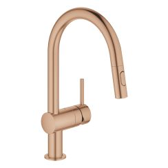 Grohe Minta kuchyňská baterie stojící Brushed Warm Sunset 32321DL2