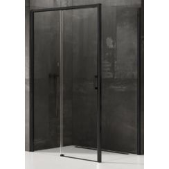 New Trendy Prime sprchový kout 100x90 cm obdélníkový černá matný/průhledné sklo D-0316A/D-0129B