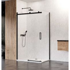 New Trendy Sling Black sprchový kout 120x90 cm obdélníkový černá polomatný/průhledné sklo D-0270A/D-0118B