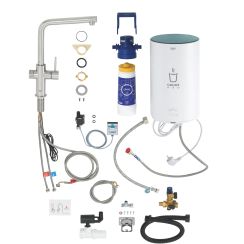 Grohe Red kuchyňská baterie s ohřevem vody stojící ušlechtilá ocel 30327DC1