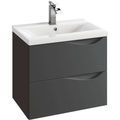 Defra Murcia skříňka 60x40x50 cm pod umyvadlo závěsná grafitová 144-D-06014