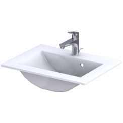Oristo Silver umyvadlo 60x45 cm obdélníkový nábytkový bílá UME-SI-60-92