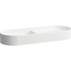 Laufen Sonar umyvadlo 100x37 cm polokulatý na pult bílá H8123490001121