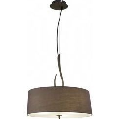 Mantra Lua závěsné svítidlo 3x20 W šedá/popelavá 3684