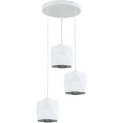 TK Lighting Siro závěsné svítidlo 3x15 W bílá 3250