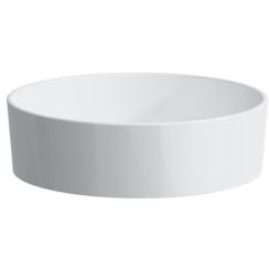 Laufen Kartell umyvadlo 42x42 cm kulatý na pult bílá matný H8123317571121