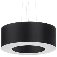 Sollux Lighting Saturno závěsné svítidlo 5x60 W bílá-černá SL.0748