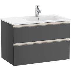 Roca Gap-N umyvadla se skříňkou 80 cm antracitová A851480153
