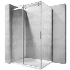 Rea Nixon-2 sprchová zástěna 100 cm chrom lesk/průhledné sklo REA-K5014
