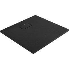 Oltens Bergytan čtvercová sprchová vanička 80x80 cm černá 17100300