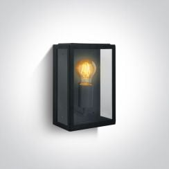 One Light venkovní nástěnné svítidlo 1x40 W černá 67406/B