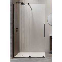 Radaway Furo Black Walk-In sprchové dveře 53.8 cm posuvné 10106538-54-01L
