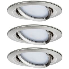 Paulmann Premium zapuštěná světla 3x6.8 W hliník-železo 93865