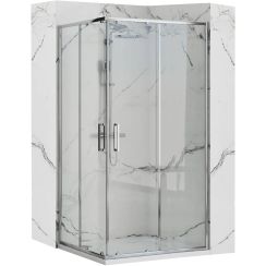 Rea Punto sprchový kout 80x80 cm čtvercový chrom lesk/průhledné sklo REAK0863