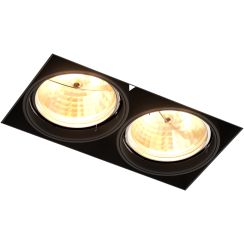 Zuma Line Oneon zapuštěná světla 2x15 W černá 94364-BK