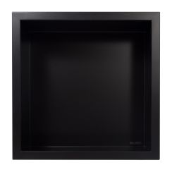 Balneo Wall-Box One Black zápustná polička 30 cm černá OB-BL2