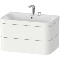 Duravit Happy D.2 Plus umyvadla se skříňkou 77.5 cm bílá HP4637E3636