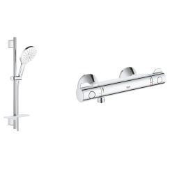 Sada sprchová sada Grohe Vitalio SmartActive 26598000, sprchová baterie Grohe Grohtherm 800 34558000