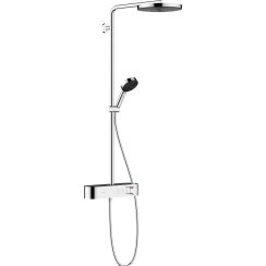 Hansgrohe Pulsify sprchová sada na stěnu s termostatem s dešťovou sprchou chrom 24221000