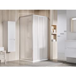 Ravak Supernova sprchová zástěna 90 cm saténová matný/polystyrenový materiál 94070UR211