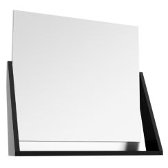 Defra Op-Arty zrcadlo 64x59 cm černá-bílá 215-L-06006