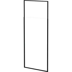 Besco Icon sprchová zástěna walk-in 120 cm černá matný/průhledné sklo IC-120-200C