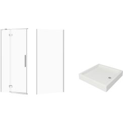 Set sprchové dveře Cersanit Crea S159-005, sprchová zástěna Cersanit Crea S159-010, S204-012
