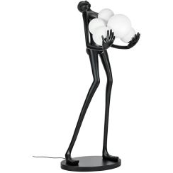 King Home Human stojací lampa 6x30 W bílá-černá JL009