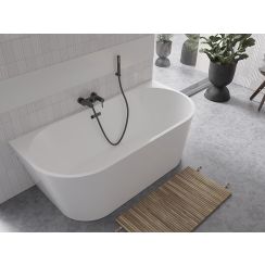 Besco Vica volně stojící vana 150x80 cm oválná bílá #WAS-150-VCZ