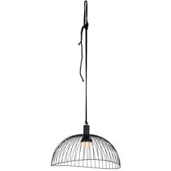 Leuchten Direkt David chytrá závěsná lampa 1x1.5 W černá 19922-18