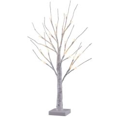 Leuchten Direkt Birch stojací lampa bílá 8614016