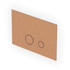 Zucchetti Helm splachovací tlačítko pro WC měděná Z95340.XP91