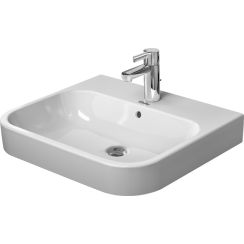 Duravit Happy D.2 umyvadlo 60x50.5 cm obdélníkový klasický-nábytkový bílá 23186000271