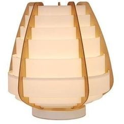 Ledea Nagoja stolní lampa 1x40 W dřevo 50501039