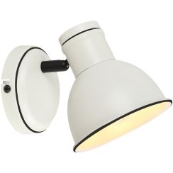 Candellux Zumba nástěnné svítidlo 1x40 W bílá 91-72115