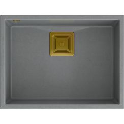 Quadron David závěsný dřez 55x42 cm šedá/grafitová/onyx HQD5542U5-G1