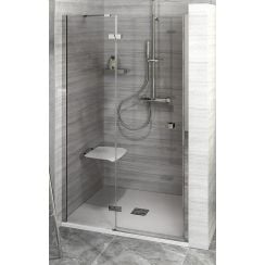 Polysan Fortis Line sprchové dveře 130 cm sklopné chrom lesk/průhledné sklo FL1413L