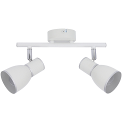 Candellux Fido stropní světlo 2x40 W bílá-chrom 92-63373