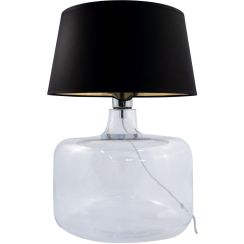 Zuma Line Batumi Transparent stolní lampa 1x60 W černá 5529BKGO