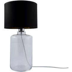 Zuma Line Samasun Transparent stolní lampa 1x60 W černá 5502BKGO