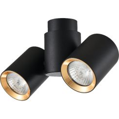 Light Prestige Boston stropní světlo 2x50 W černá LP-741/2WBK/GD