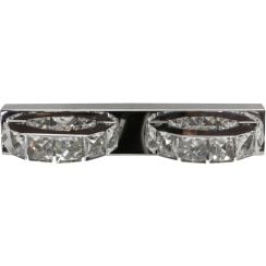 Candellux Shipi nástěnné svítidlo 2x3 W chrom-křišťálová 22-45300
