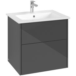 Villeroy & Boch Finero umyvadla se skříňkou 65 cm šedá S00501FPR1