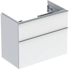 Geberit iCon skříňka 74x41.6x61.5 cm závěsná pod umyvadlo bílá-chrom 502.308.01.2