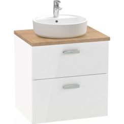Roca Victoria Pro skříňka s deskou 60.5x46x56.5 cm stojící pod umyvadlo bílá A851899806