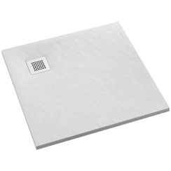Schedpol Kalait White Stone čtvercová sprchová vanička 100x100 cm bílá 3.3102/B/ST-M2