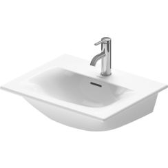 Duravit Viu umyvadlo 53x43 cm obdélníkový nábytkový bílá 23445300001